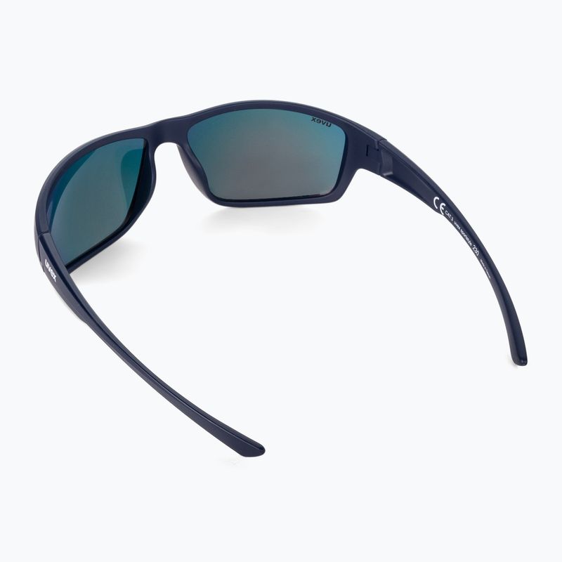 UVEX Sportstyle 230 blue mat/mirror red cycling goggles S5320694416 2