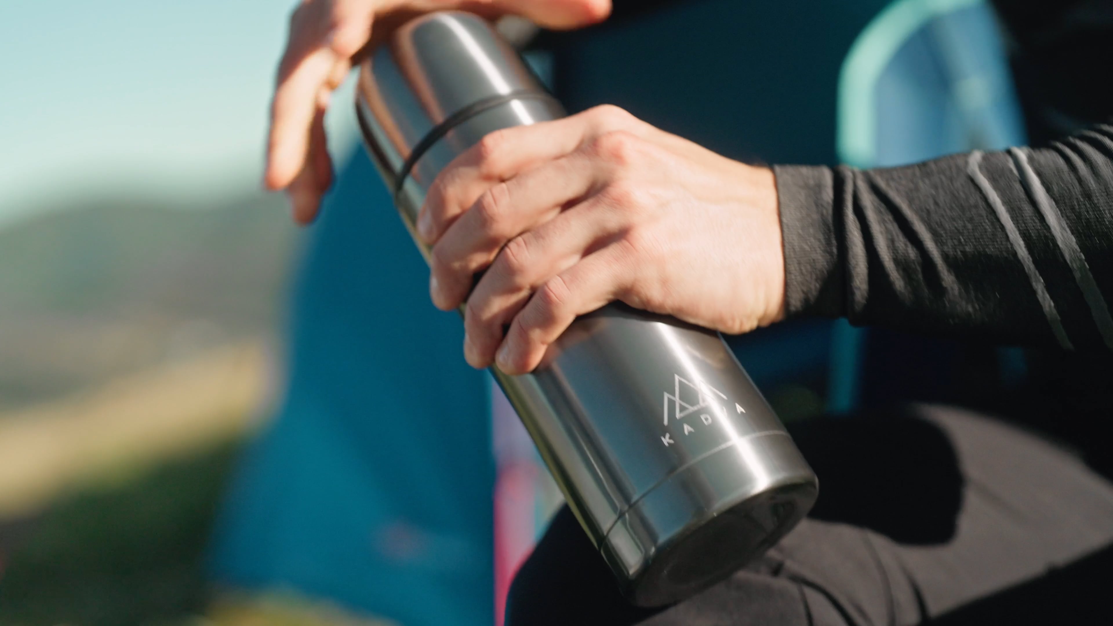KADVA Vulcan 1000 ml metallic thermos